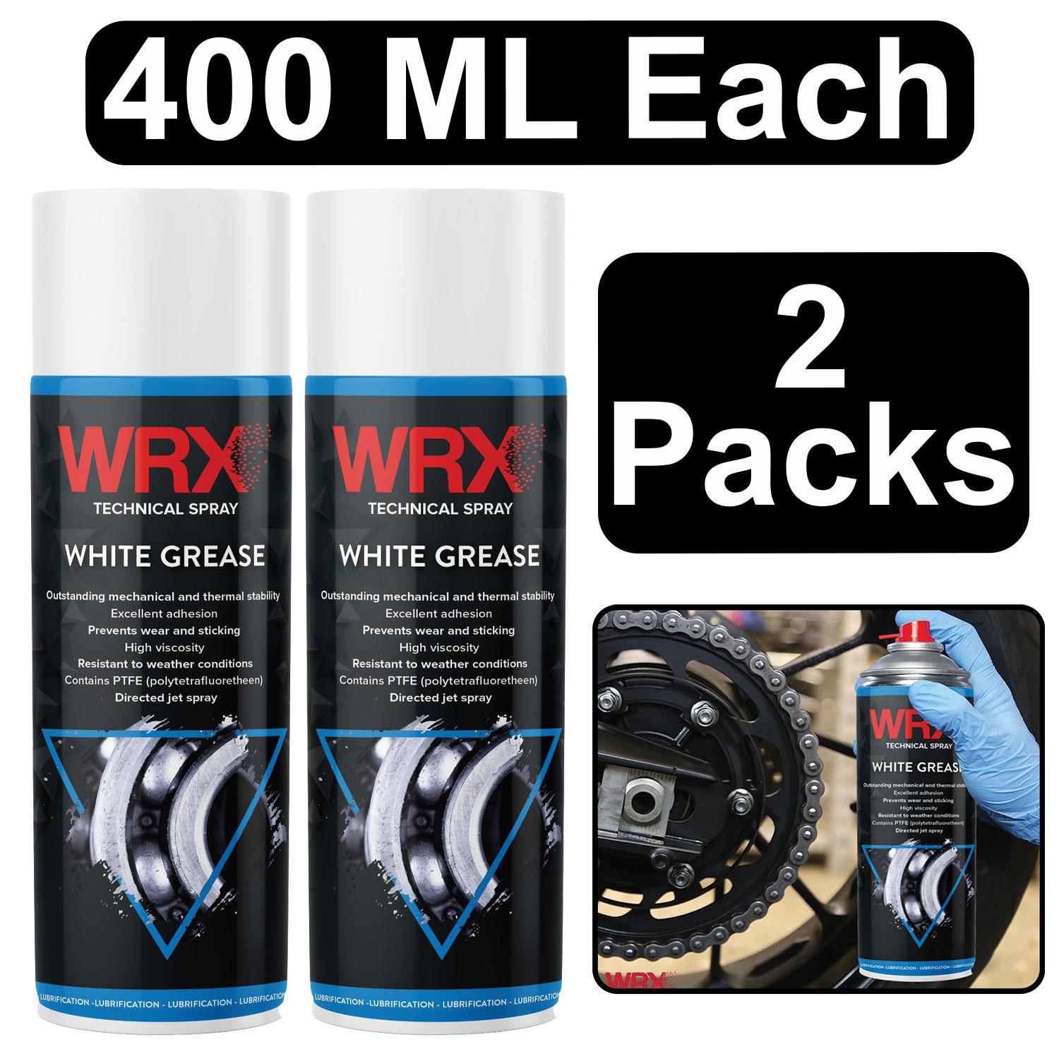2X WRX White Grease Spray 400ml Technical Spray