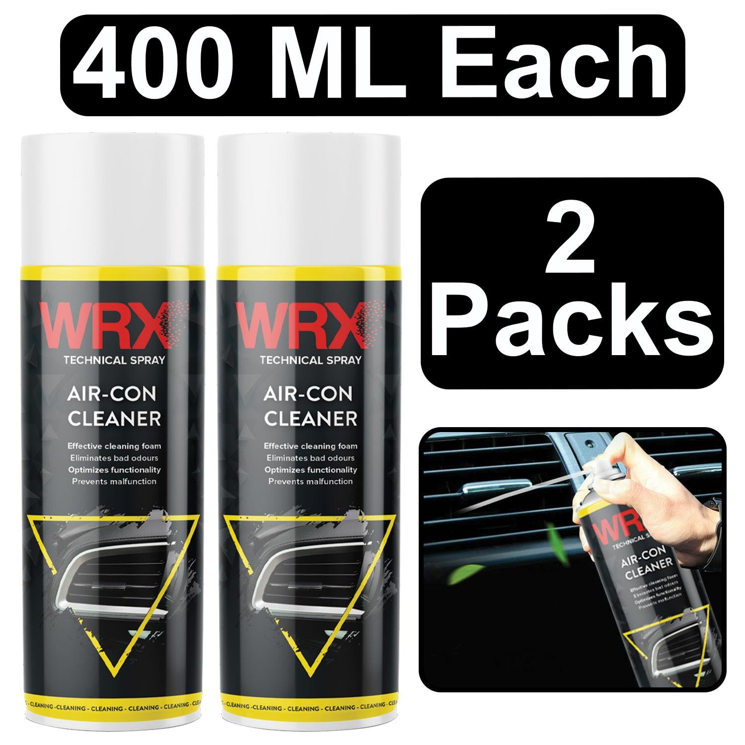 2X WRX Air Conditioners Cleaner Spray 400ml Technical Spray