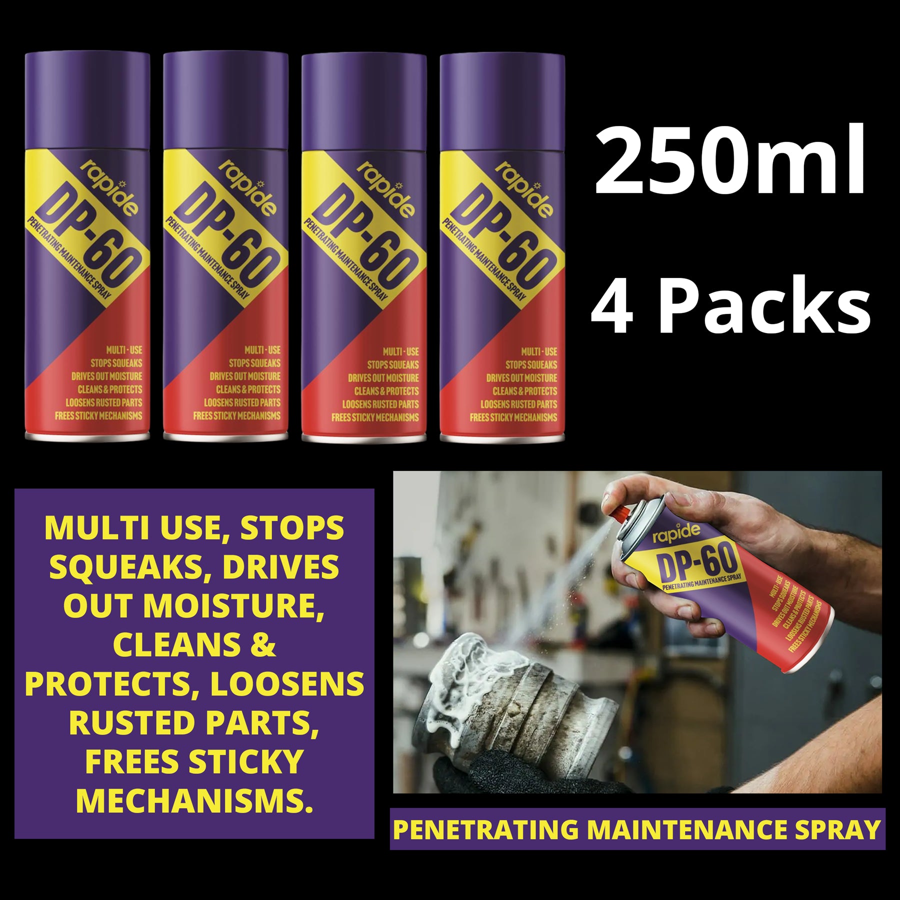 4X DP-60 Maintenance Spray 250ml Lubricant