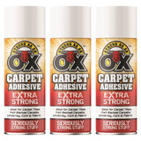 3X Strong As An Ox Carpet Adhesive Spray 500ml