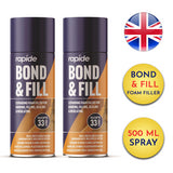 2X Expanding Foam Pu 500ml Expanding Foam