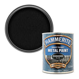 5X Hammerite Hammered Black Paint 750ml