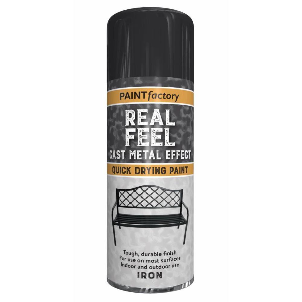 Paint Factory Cast Iron Effect Spray Paint 400ml Spray Paint