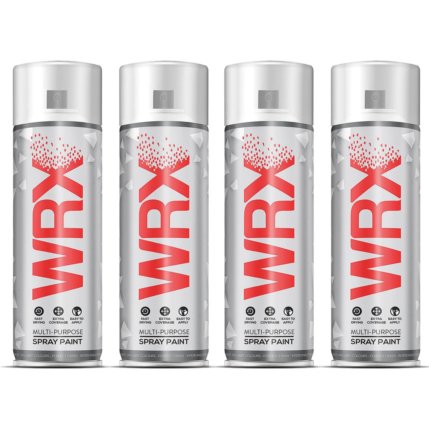 4X WRX Diamond Black Spray Paints 400ml Technical Spray