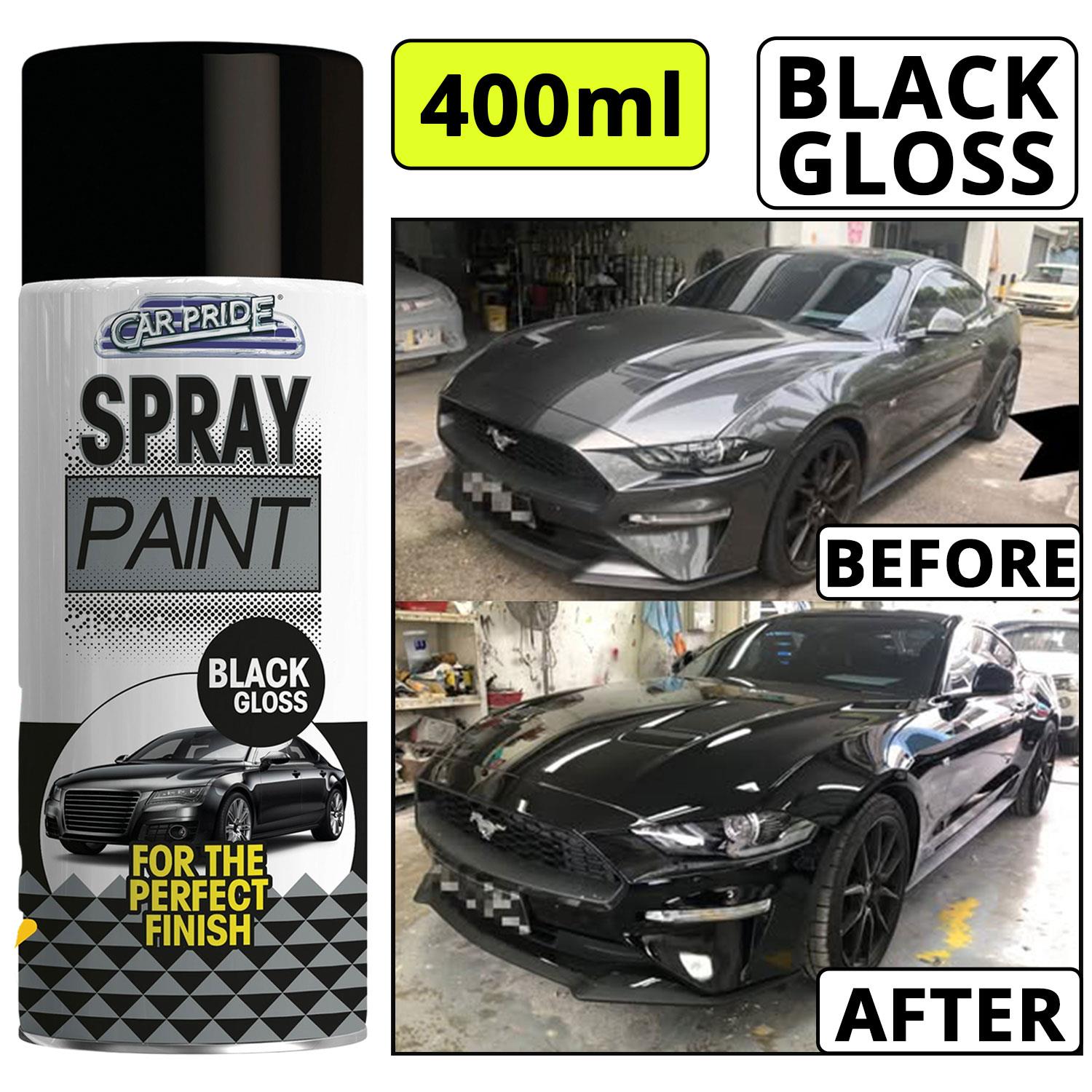 Gloss Black Car Spray 400ml Spray Paint