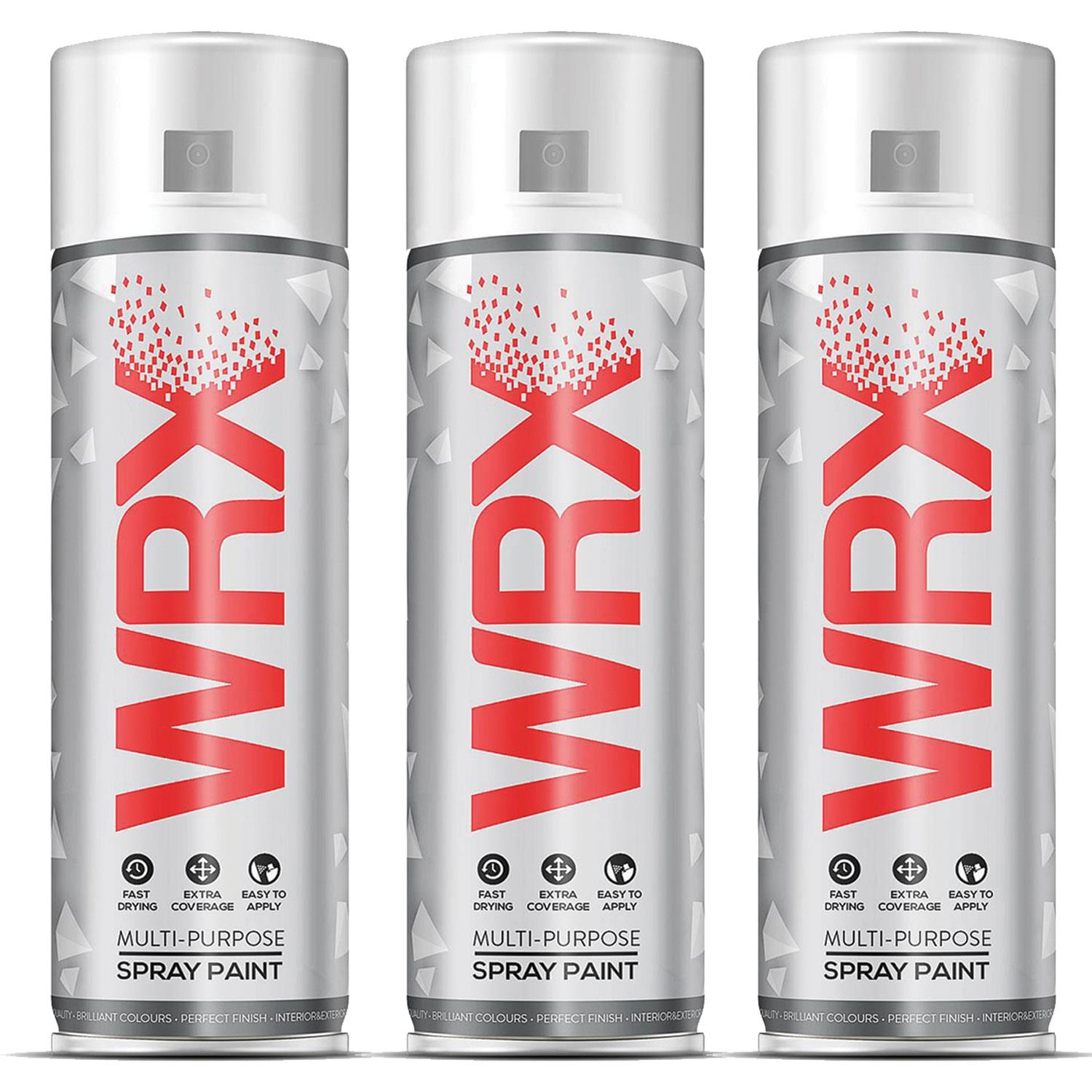 3X WRX Diamond Black Spray Paints 400ml Technical Spray