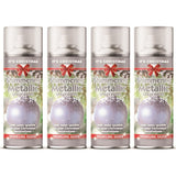 4X - Rapide Christmas Metallic Silver 200ml Spray Paint