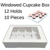 12 Hole 10X Cupcake Boxes Cupcakes Box