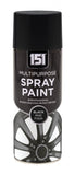 5X 151 Black Matt Spray Paint 400ml