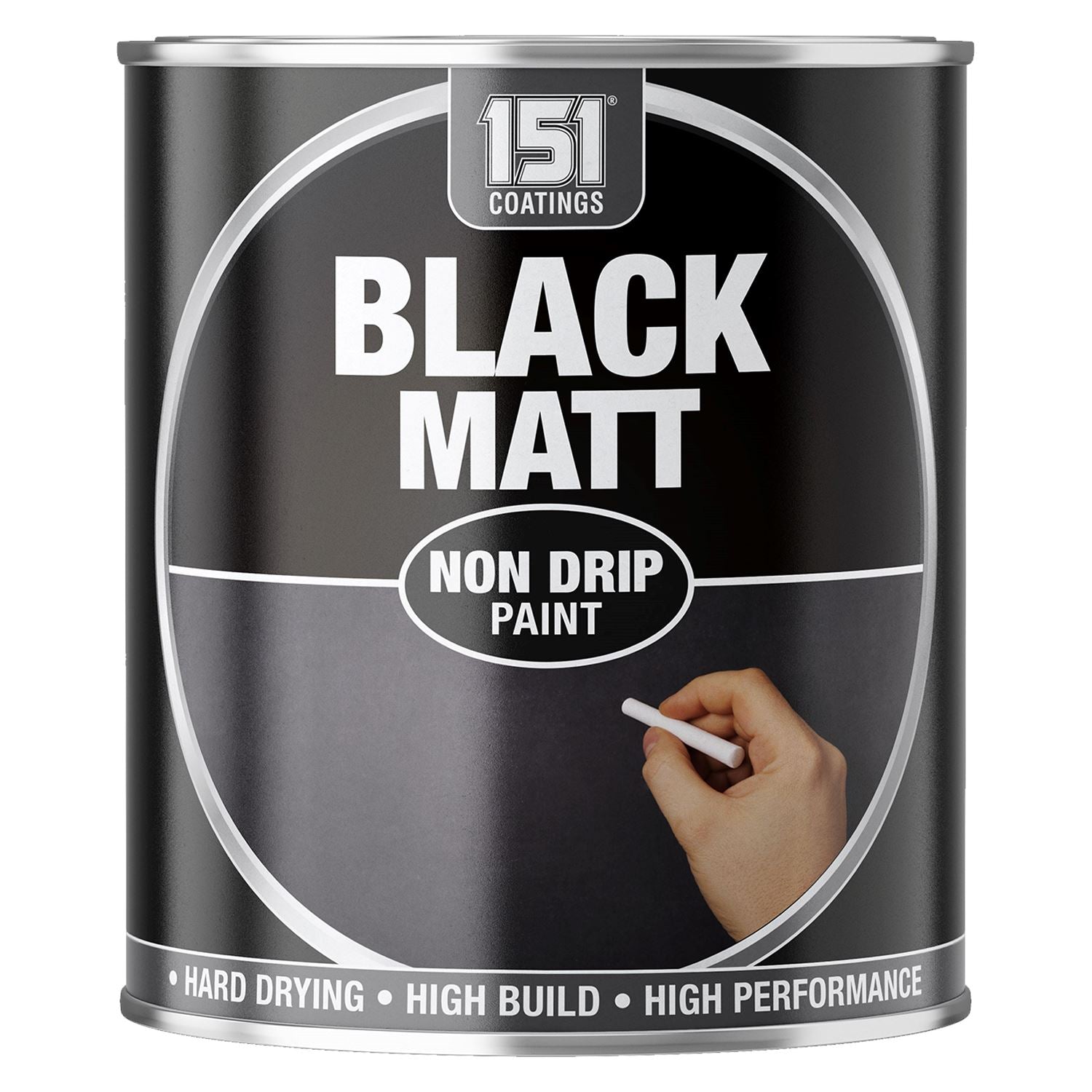 Matt Black Non-Drip Paint 300ml Tin Paint