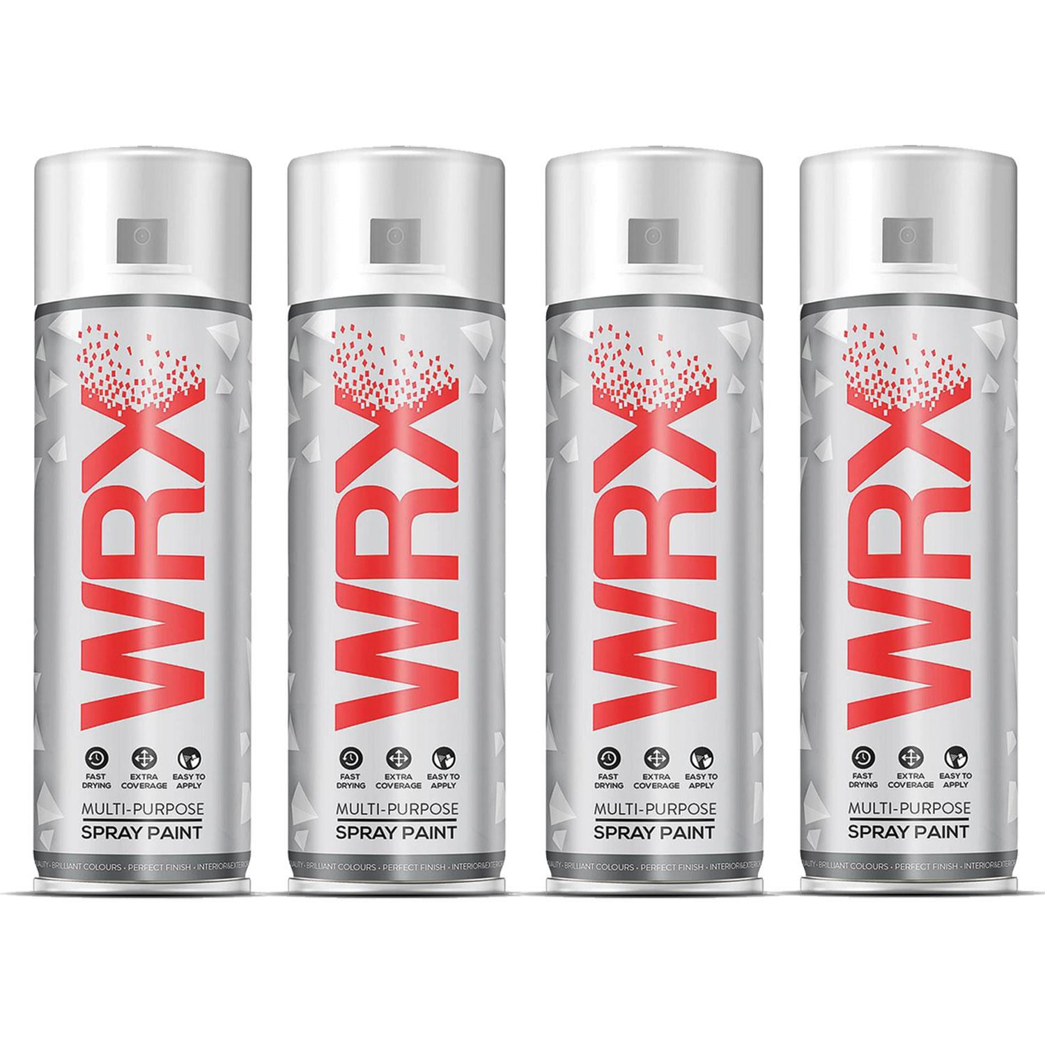 4X WRX Traffic Red Spray Paints 400ml Technical Spray