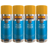 4X Hycote Filler Primer Spray 400ml Spray Paint