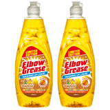 2X Elbow Grease Washing Up Liquid, Gingerbread Fresh 600ml Power Degreaser