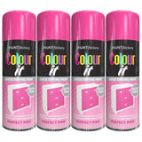 4X Paint Factory Perfect Pink Gloss Spray Paint 400ml Spray Paint