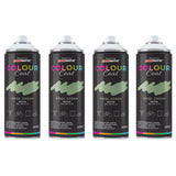 4X Cool Green RAL 130 70 50 Satin Spray Paint 400ml