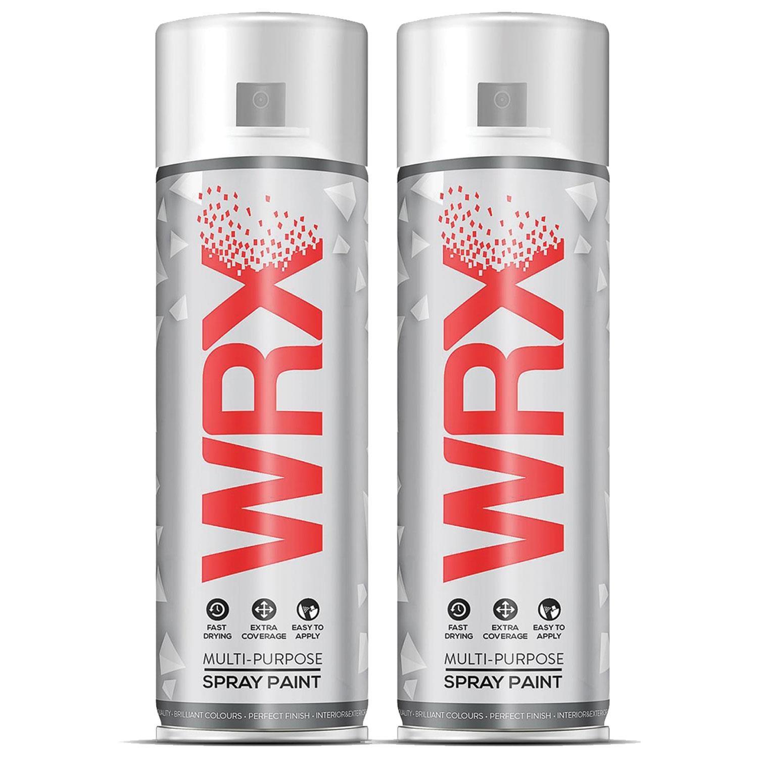 2X WRX Traffic White Spray Paints 400ml Technical Spray