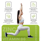 ZMA - Zinc Magnesium Vitamin B6 - 100 Tablets ZMA