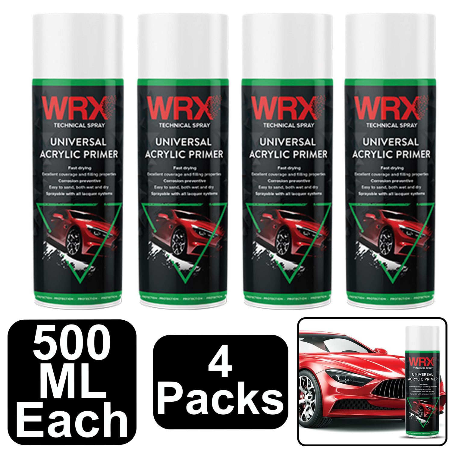 4X WRX Universal Primer Grey Spray 500ml Technical Spray