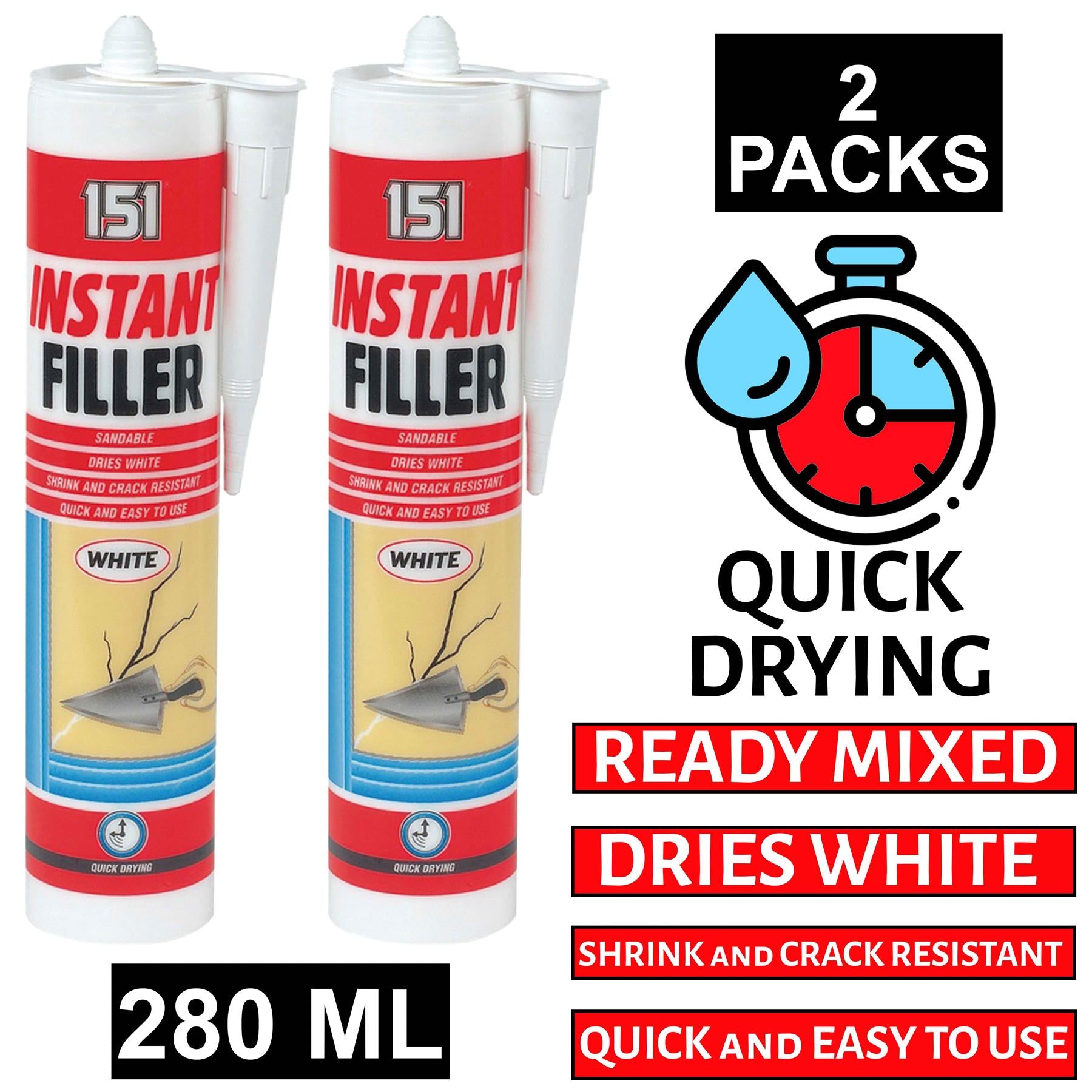 2X Instant Filler Cartridge 280ml Instant Filler