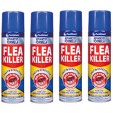 4X Household Flea Aerosol 200ml