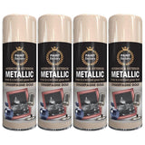 4X Paint Factory Champagne Gold Metallic Spray Paint 400ml Spray Paint