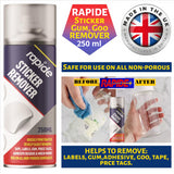 Rapide Sticker Remover Spray 250ml Spray Paint