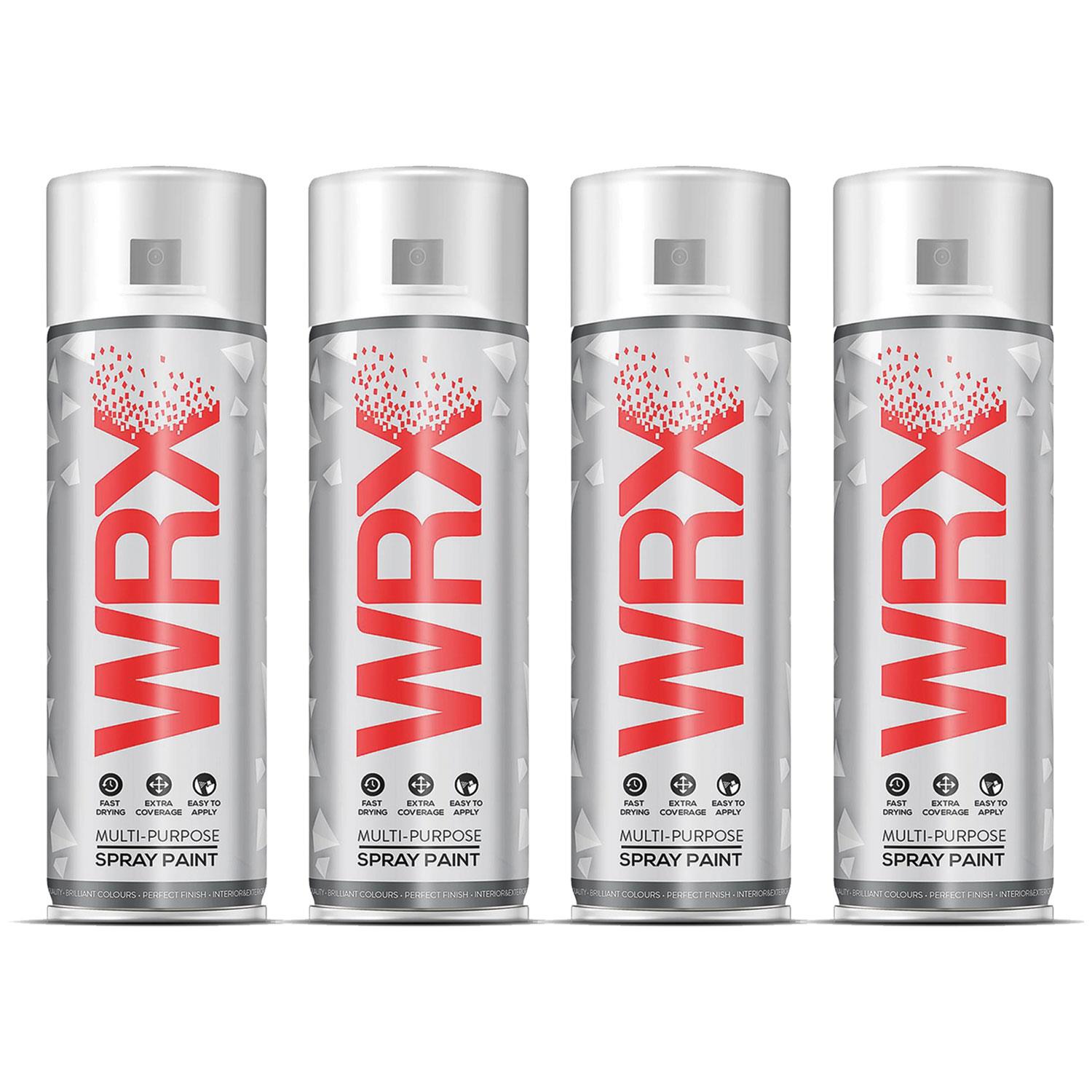4X WRX Gun Metal Grey Spray Paints 400ml Technical Spray