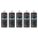 5X Forest Mist RAL 180 60 20 Gloss Spray Paint 400ml