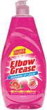 2X Elbow Grease Washing Up Liquid, Pink Blush Fresh 600ml Power Degreaser