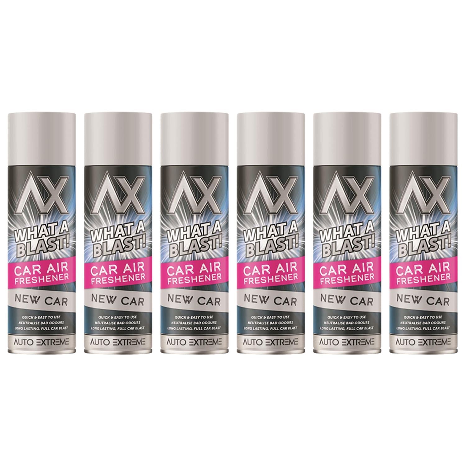 6X - What A Blast! New Car Car Air Freshener Spray 500ml Car Air Freshener