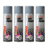 4X Promatic Grey Primer Spray 500ml Spray Paint