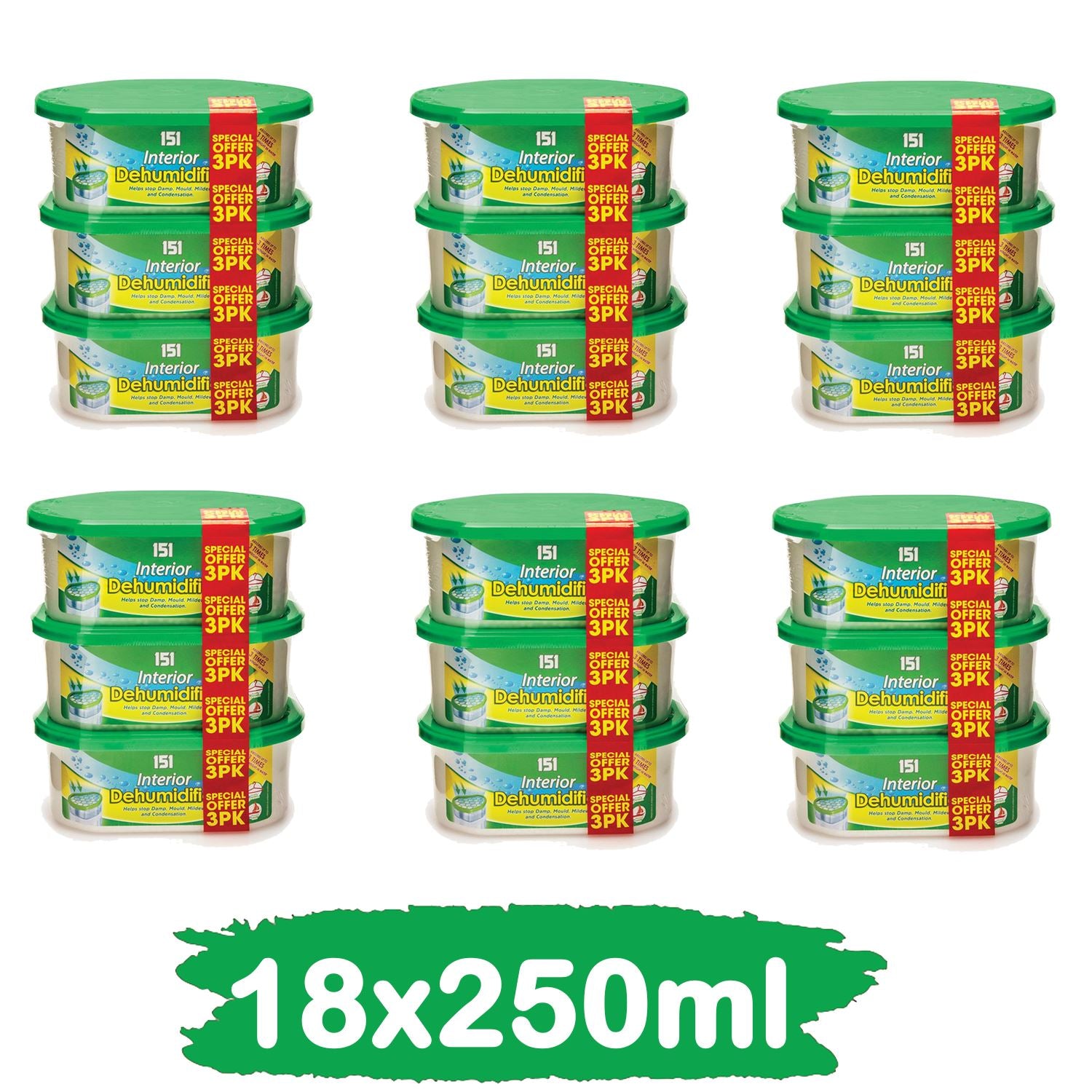 18X Interior Dehumidifier 250ml Dehumidifier