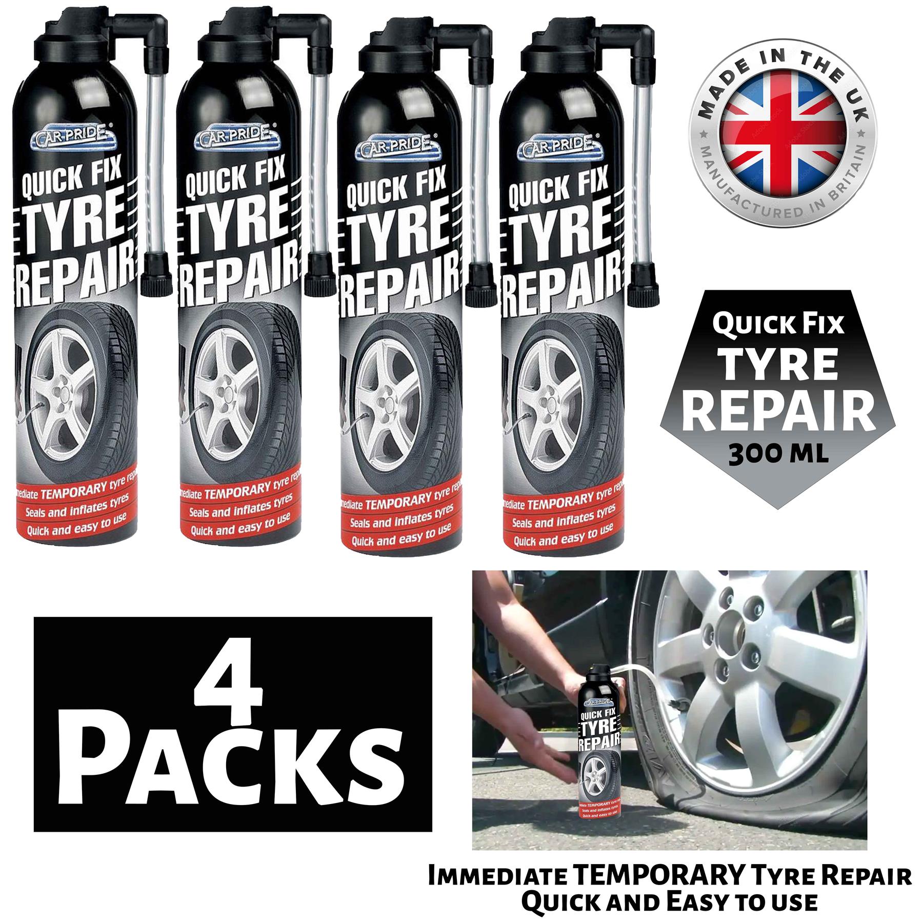 4X Quick Fix Tyre Repair 300ml Sealant