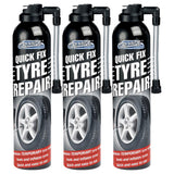 3X Quick Fix Tyre Repair 300ml Sealant