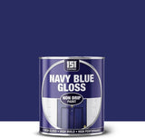2X Navy Blue Gloss Non-Drip Paint 300ml