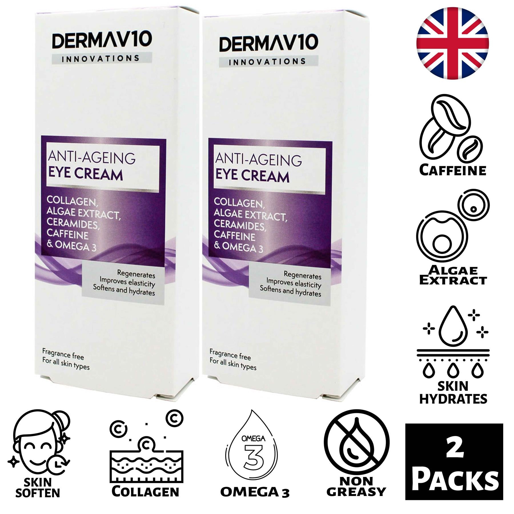 2X Innovations Anti Ageing Eye Cream 15ml Anti Ageing