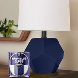 5X Navy Blue Gloss Non-Drip Paint 300ml