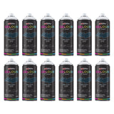 12X Ash Grey RAL 7016 Gloss Spray Paint 400ml