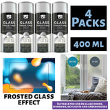 4X 151 Glass Frosting Spray 400ml Spray Paint