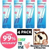 4X Clear & Simple Pregnancy Test Stick Twin Pack Pregnancy Test