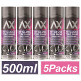 5X - Hi-Gloss Tyre Shine Spray 500ml Spray Paint