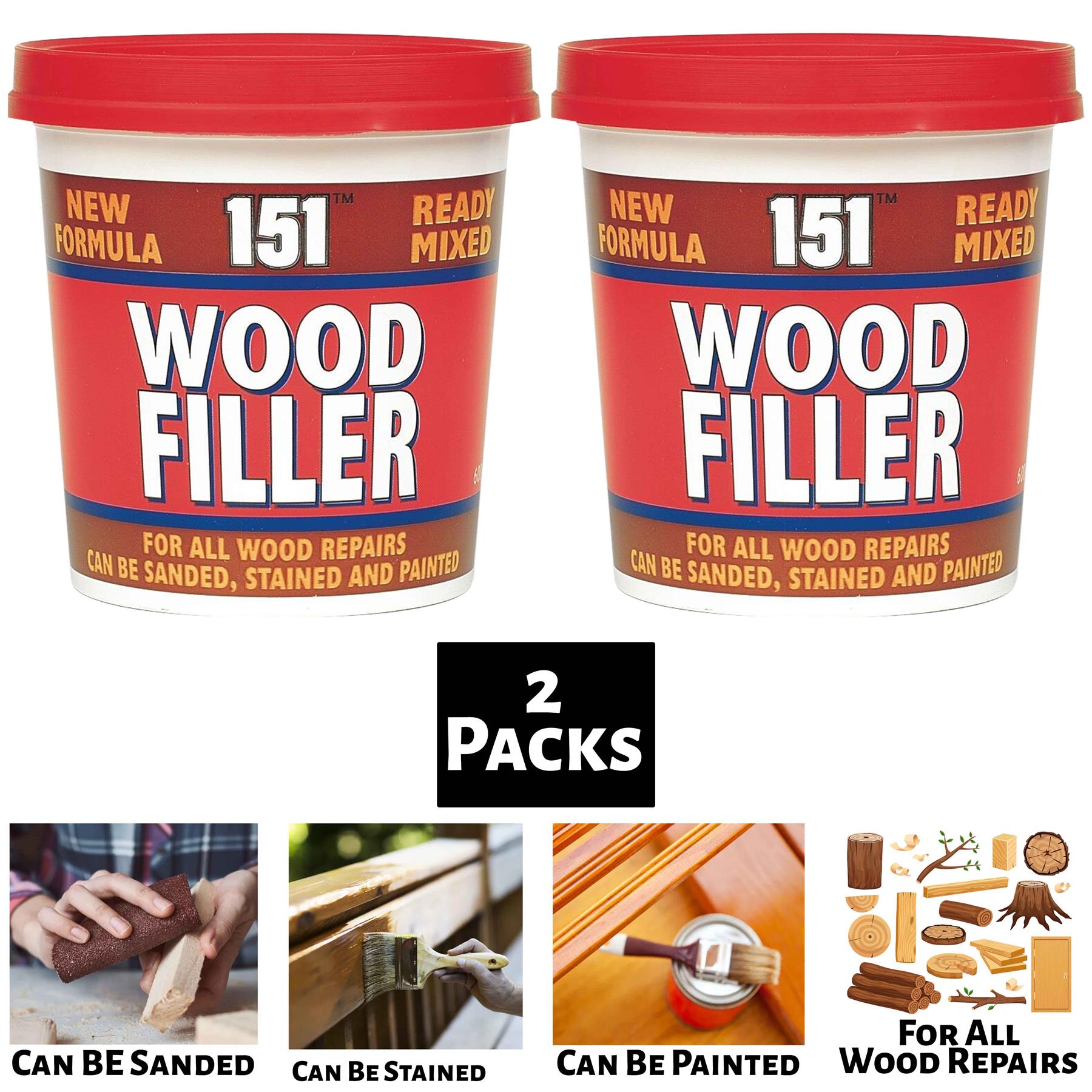 2X Wood Filler Ready Mixed Tub 600G Wood Filler