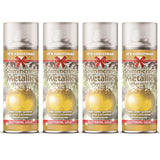 4X - Rapide Christmas Metallic Gold 200ml Spray Paint