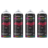 4X Crimson Red RAL 3003 Gloss Spray Paint 400ml