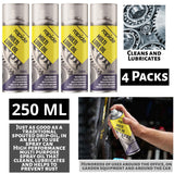 4X Rapide Multi Lube Oil 250ml Spray Paint