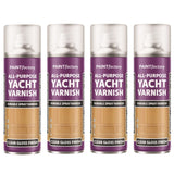 4X Clear Yacht Varnish Spray 250ml