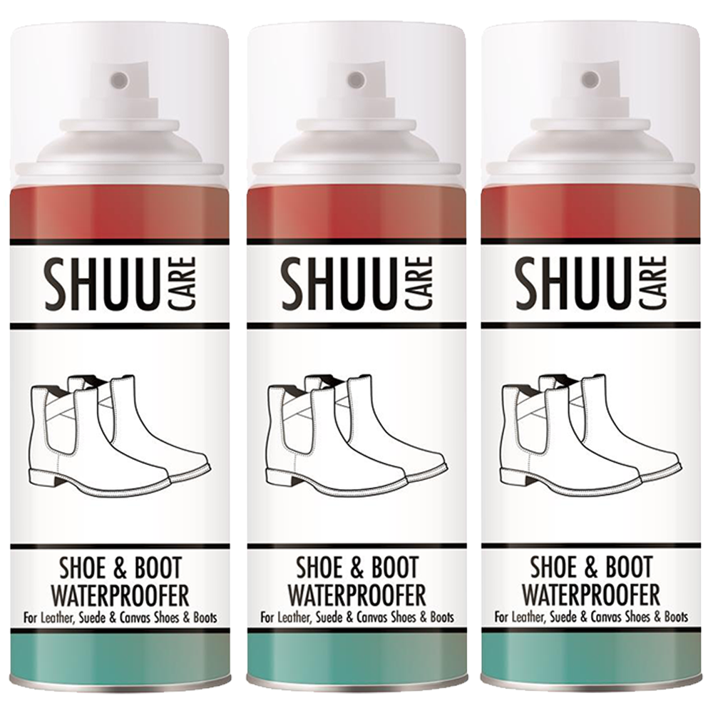 3X Shuu Shoe & Boot Waterproofer Spray 300ml Shoe Repair