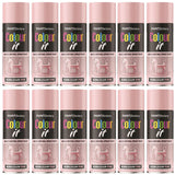 12X Paint Factory Bubblegum Pink Gloss Spray Paint 400ml