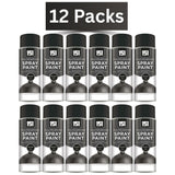 12X 151 Black Satin Spray Paint 400ml
