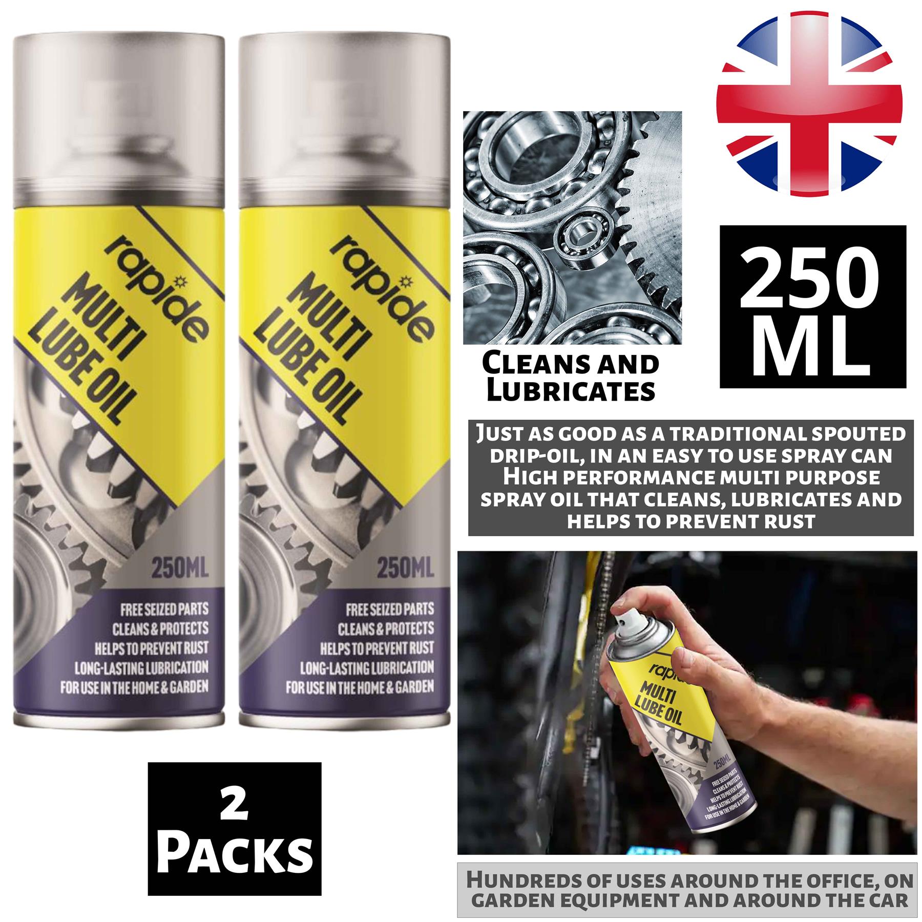 2X Rapide Multi Lube Oil 250ml Spray Paint